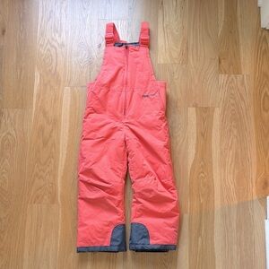 Arctix Kids Coral Snow Bib Overalls size 5